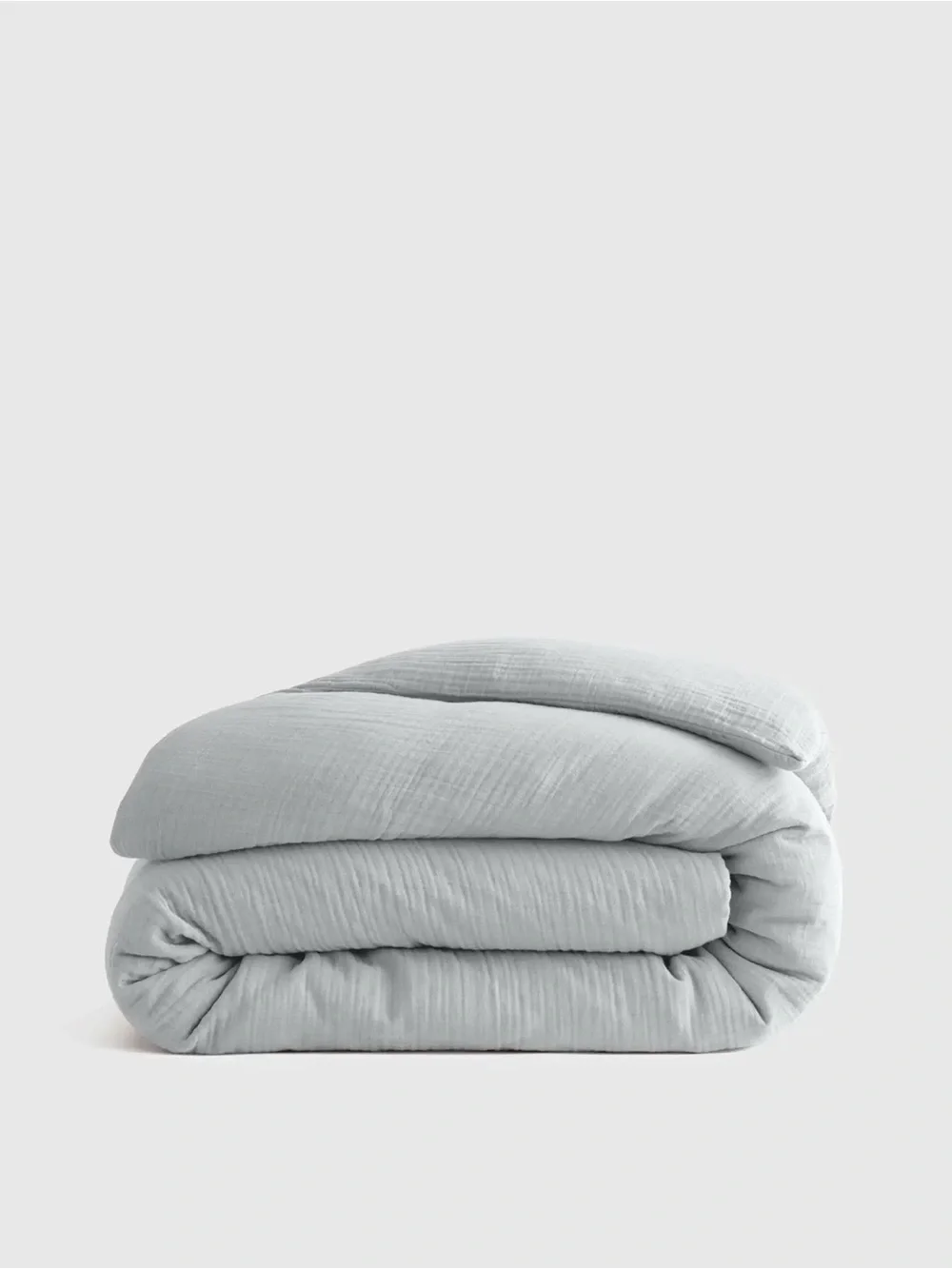 Quince Airy Gauze Duvet Cover Set in Mist- Full/Queen new